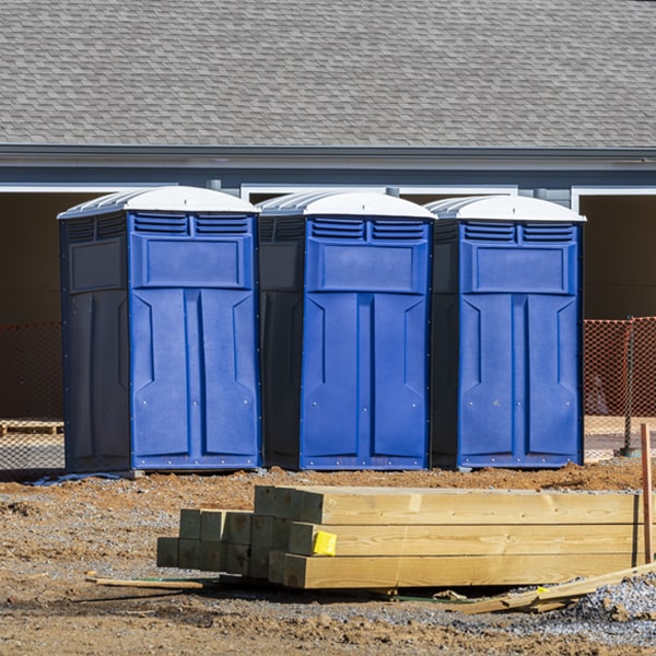 how can i report damages or issues with the porta potties during my rental period in Weleetka OK